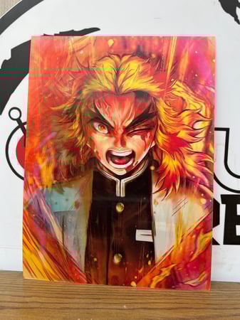 بوستر ثلاثي الابعاد قاتل الشياطين - Demon Slayer 3D Poster