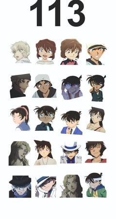 ستيكرات المحقق كونان - Detective Conan Stickers