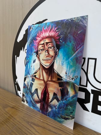 بوستر ثلاثي الابعاد جوجوتسو كيسن - Jujutsu Kaisen 3D Poster