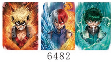 بوستر بوكو نو هيرو ثلاثي الابعاد - Boku no Hero 3D Poster