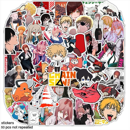 ستيكرات رجل المنشار - Chainsaw Man Stickers