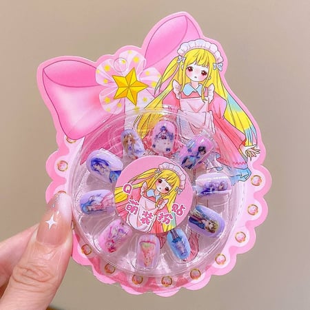 اظافر شخصيات انمي - Anime Fake Nails