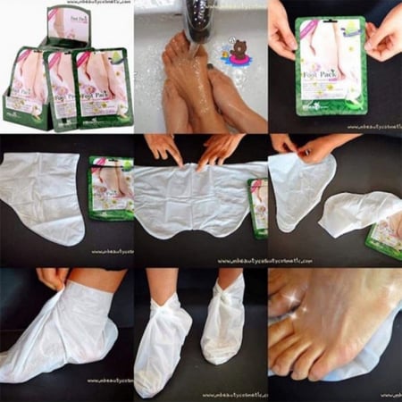 جوارب المعالجه المكثفه للقدمين من ام بيوتي