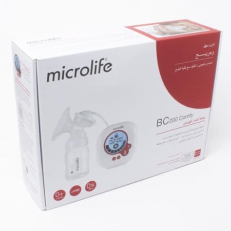 مضخة شفط الحليب بتقنية التفريغ الطبيعية من مايكرولايف من ديم كير