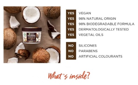 غارنييه ألترا دو أفضل غذاء للشعر المنعم 3في1 للشعر الجاف من ديم كير