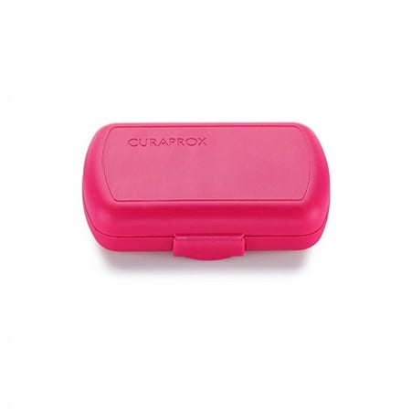 كيورابروكس مجموعة السفر للعناية بالأسنان - أحمر