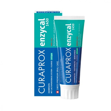 كيورابروكس معجون أسنان إنزيكال 1450 بالإنزيمات 75ml