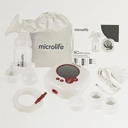 مضخة حليب كهربائية مايكرو لايف للاستخدام اليومي من ديم كير الطبية