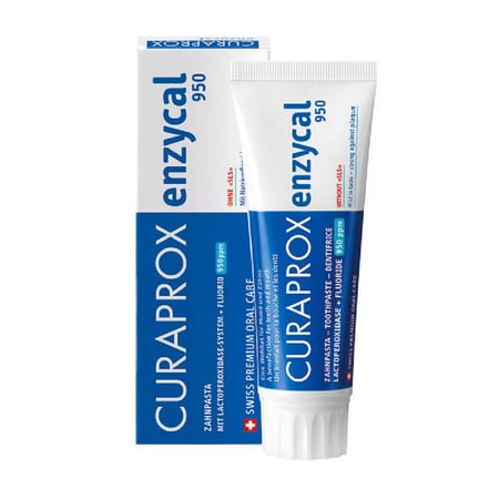 كيورابروكس معجون أسنان 950 انزيمات محفزة 75ml