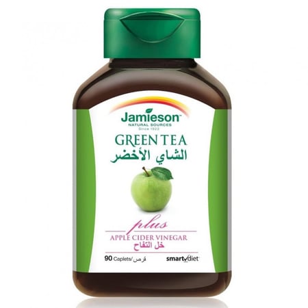 جاميسون كبسولات الشاي الأخضر وخل التفاح 90 كبسولة