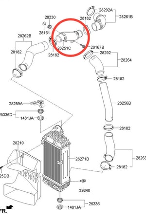 بيب المنيوم وسط انتركولر وسط سنتافي , ازيرا ديزل من 2013 الى 2020 ديزل اصلي وكاله شامل رسوم الشحن والضريبة