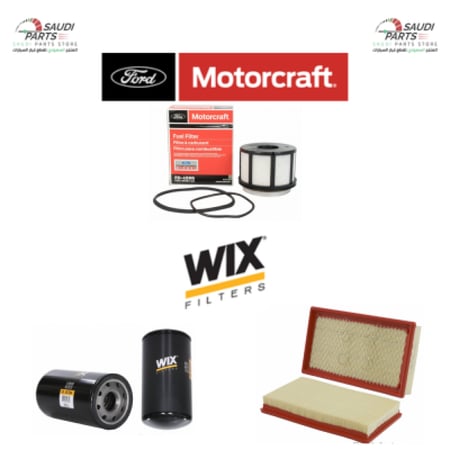 طقم صيانة عدد 5 فلاتر سلف فورد ديزل E350 من 1999 الى 2003  شامل رسوم الشحن