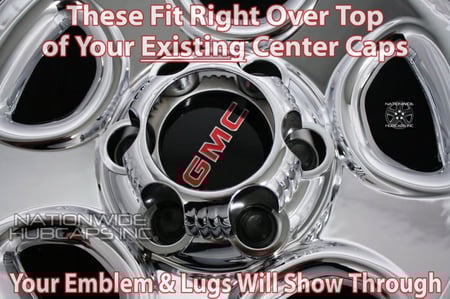 طقم اغطية كروم جنط 16 سته مسمار جمس سييرا  1999-2005 حجم 1500 شامل رسوم الشحن والضريبة