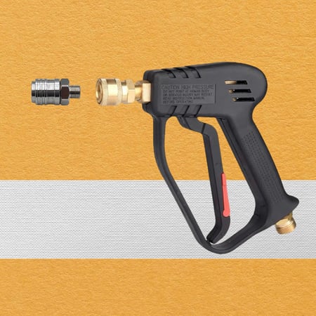 ستانليس ستيل وصلة مسدس وصلة مكينة وصلة فوم قن-متجر الكراج الأزرق