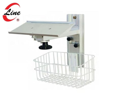 ساند حامل اجهزة يركب على الجدار مع سلة للملحقات