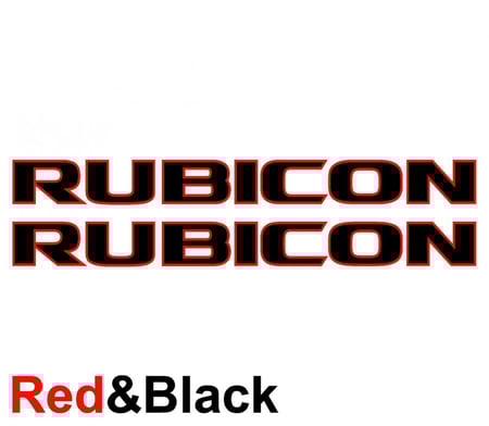 استكر روبيكون أحمر و أسود