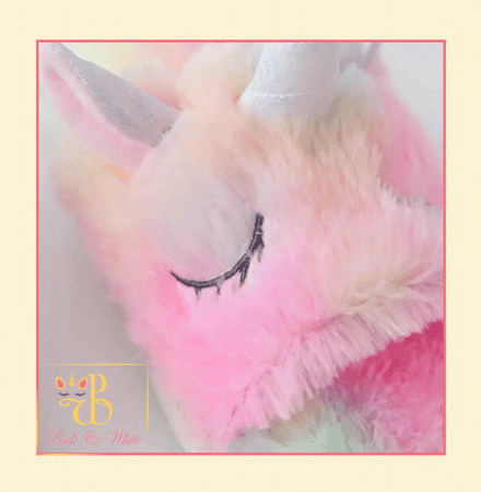 سليبرز يونيكورن مفتوح Open Unicorn Home Slippers