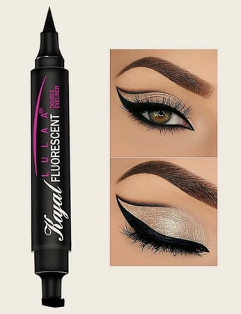 قلم كحل 2 في 1 اسود