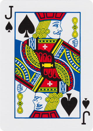 ورق لعب بلوت تالي هو فان باك - احمر