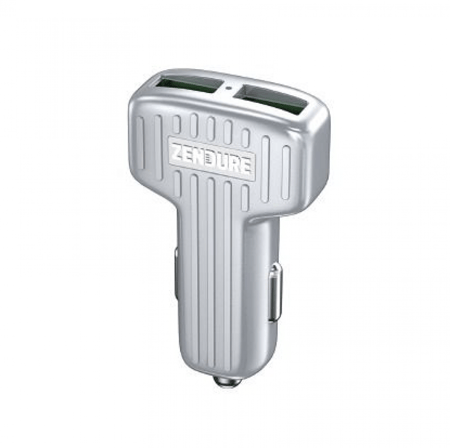 - زندور شاحن سيارة - سلفر