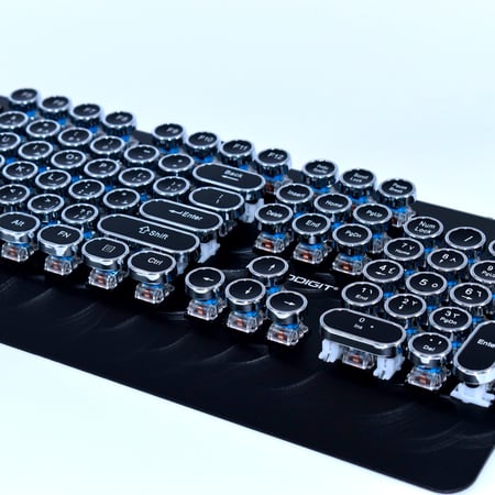 لوحة مفاتيح ميكانيكية بموديل كلاسيكي حديث AD1005MK