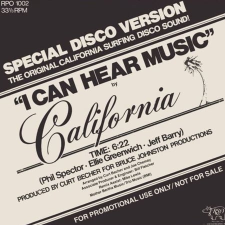 Café Créme / California ‎– Discomania / I Can Hear Music