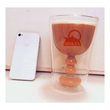 كوب دبل زجاج