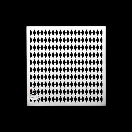 258 - ورق استنسل زخرفة  13سم * 13سم
