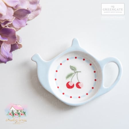 0432 صحن أكياس الشاي من جرين جيت Cherry