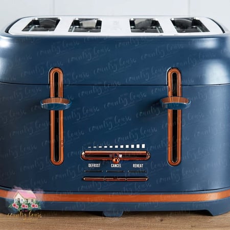 0627 توستر مميز بلون كحلي ونحاسي