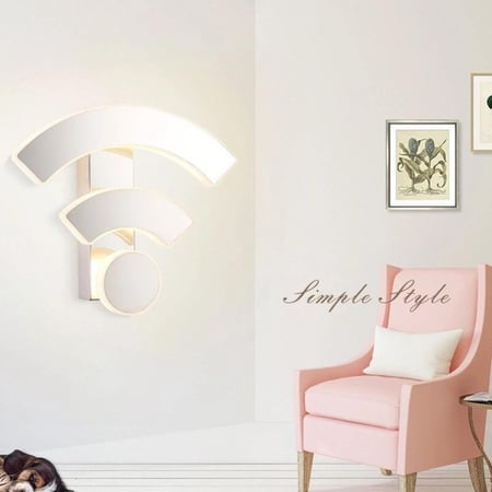 إضاءة منزلية/مقهى على شكل WIFI