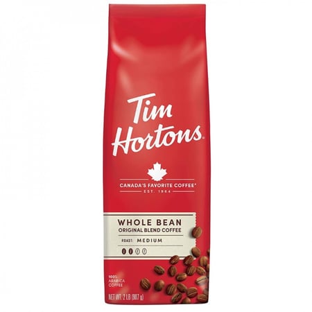 حبوب قهوة  من تيم هورتنز ( غير مطحونة) تحميص متوسط 907 ج