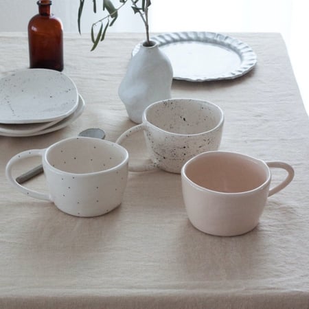 كوب سيراميك بتصميم فريد Light Blush