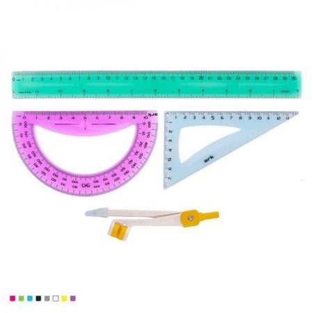 مجموعة ادوات هندسية 4 قطع