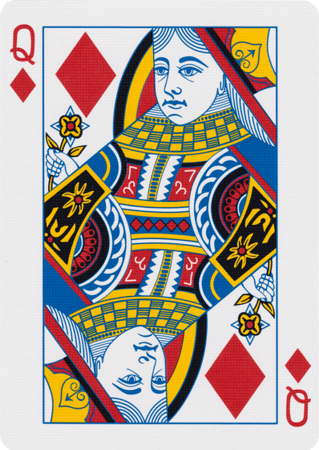 ورق لعب بلوت سوبيرير براند 2V - ازرق