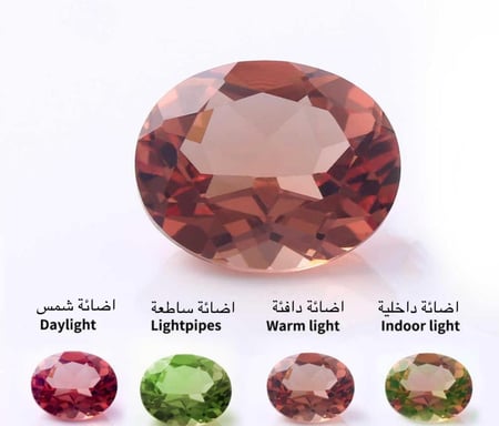 بروش زولتانيت فضة عيار 925