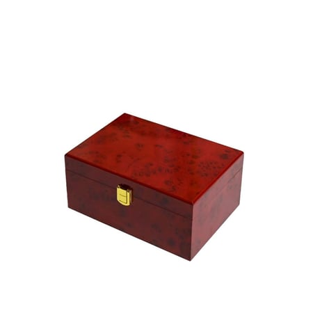 صندوق خشبي فاخر لون بني غامق  - ثمن  كيلو