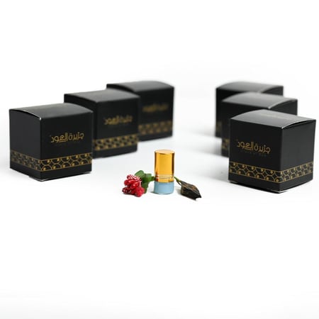 توزيعات بوكسات ( مسك + دقة عود تايقر ) ( 6 حبات - نصف درزن )