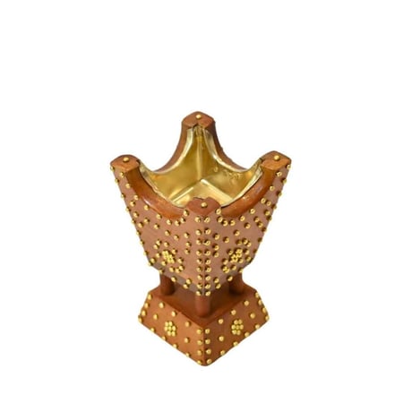 مبخرة أثرية حجم صغير ( لون خشبي فاتح )