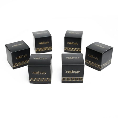 توزيعات بوكسات ( مسك + دقة عود تايقر ) ( 6 حبات - نصف درزن )