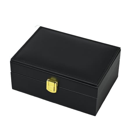 علبة جلد فاخرة  ( أوقية وربع تولة ) فارغة