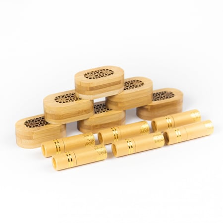 مجموعة مباخر النانو  مع الأعواد ( 6 حبّات ) نصف درزن