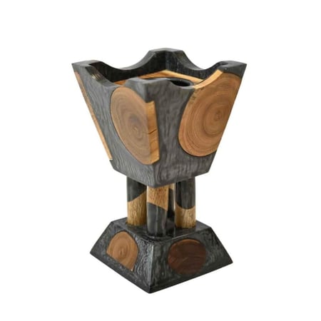 مبخرة ريزن باللون الجرانيتي ( مصنع من خشب الاكاسيا مع الابوكس )