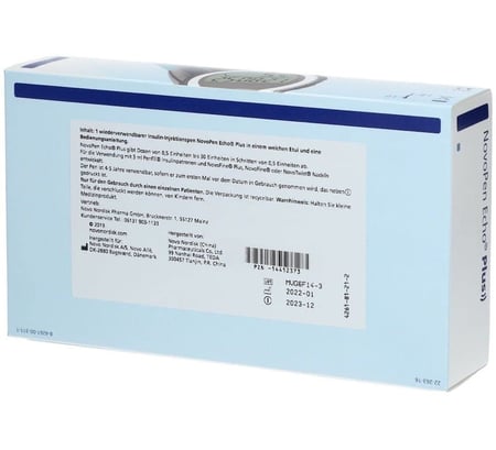 قلم انسولين انصاص NOVOPEN Echo Plus Insulin Pen