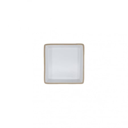 طبق ابيض مطفي