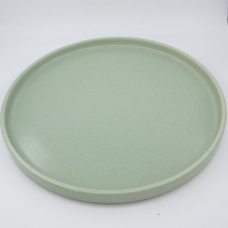 طبق فلات اخضر كبير