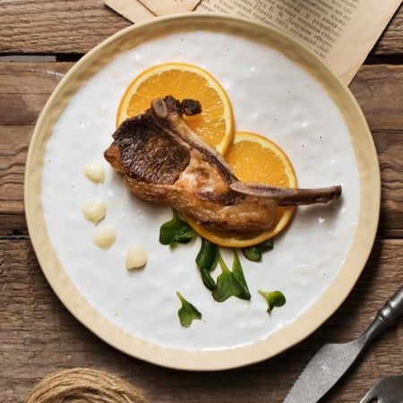 طبق صدف وسط