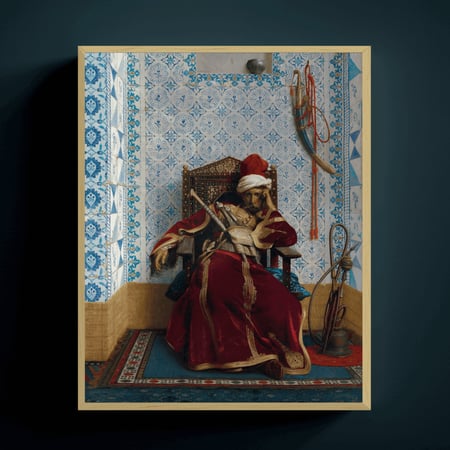 لوحة شارد الذهن