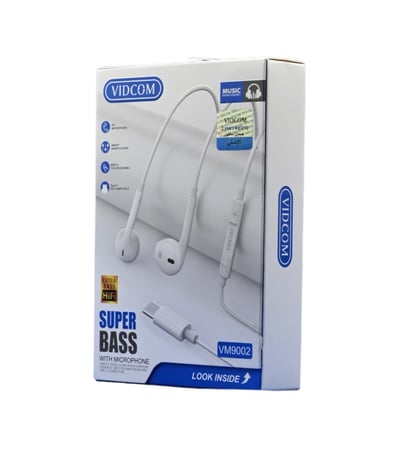 سماعة سلك VIDCON منفذ تيب سي