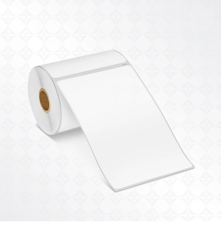 رول ورق حراري طباعه بوليصات شحن